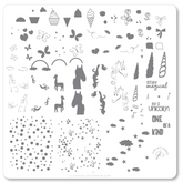 Lil Unicorn (CjS-94) - CJS Medium Stamping Plate